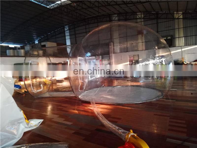 4m Outdoor Portable Clear PVC steel Pole Inflatable Bubble Camping Tent for sale