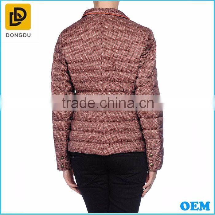 Wholesale best quality comfort black stand collar waterproof fitness women winter coats women