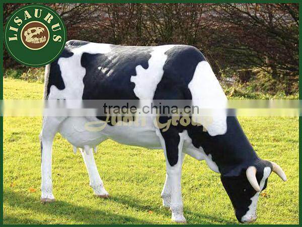 Lisaurus-G life size customized cow fiberglass statue