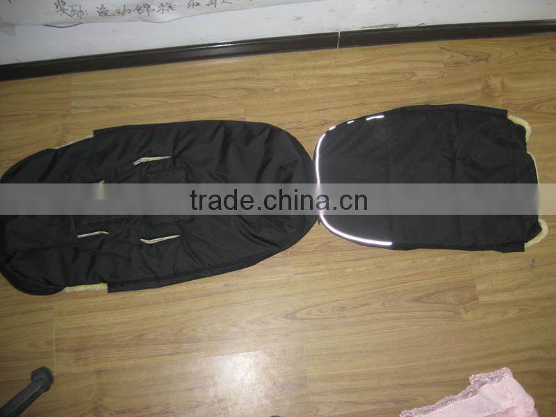 Soft sheepskin baby sleeping bag