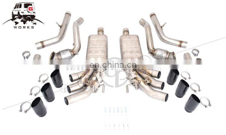 W464 exhaust system for G-class W463A G500 G63 2018-2020y original exhaust system with 6 end pipes and valve control