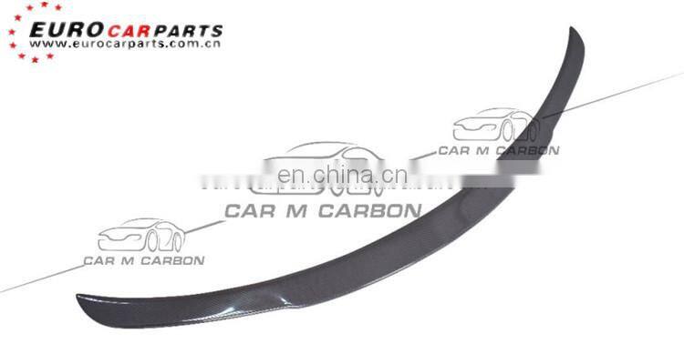 C63 trunk spoiler for C-class W205 2014-2016year B-style DRY carbon fiber rear wing for C63s