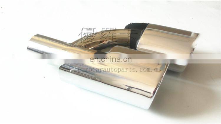 C CLASS W204 C63 stainless steel muffler metal coating round muffler exhaust pipe for C180 C200 C300 C63 muffler tip