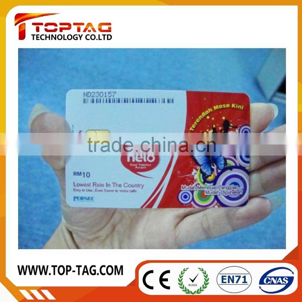 PVC SLE4442 / SLE5542 / SLE4428 / SLE5528 contact ic card for Transportation