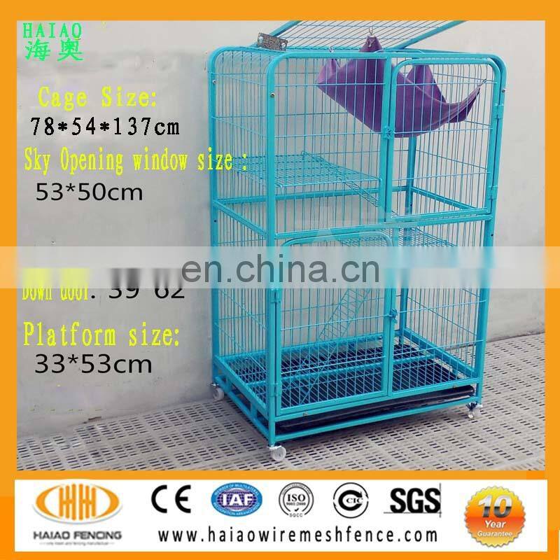 New brand with new design factory direct sale welded wire mesh handmade cat cage hot sale