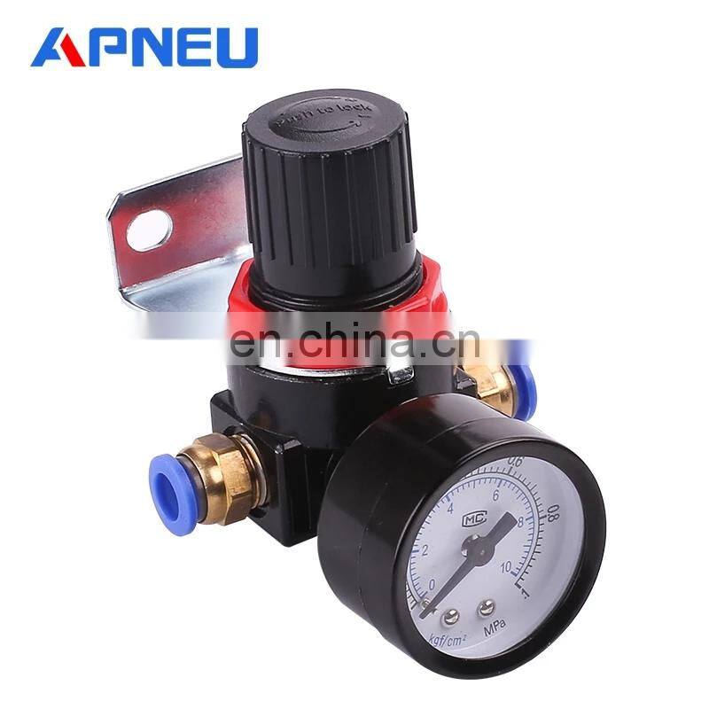 AR2000 02 G1/4'' Pressure regulator Mini Air Ar2000-02 Relief Control Compressor Regulator Treatment Units Valve Gauge Fitting