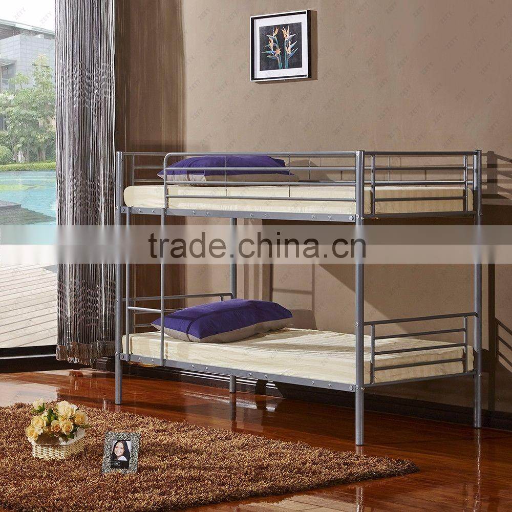 High quality school military metal bed frame separetable steel bunk bed