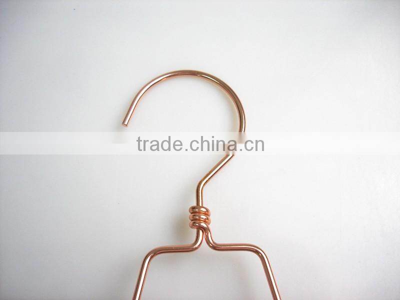 rose gold metal clips sexy underwear hanger for pants