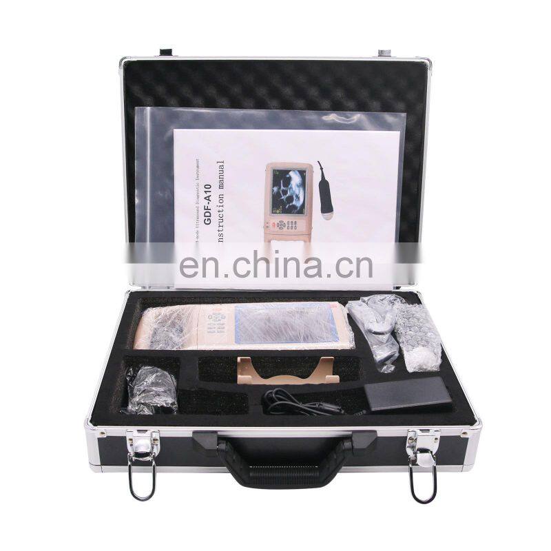 GDF-A10 Veterinary Ultrasound Scanner Kit with 3.5MHz Probe For Medium Sized Animals Sheep Pigs