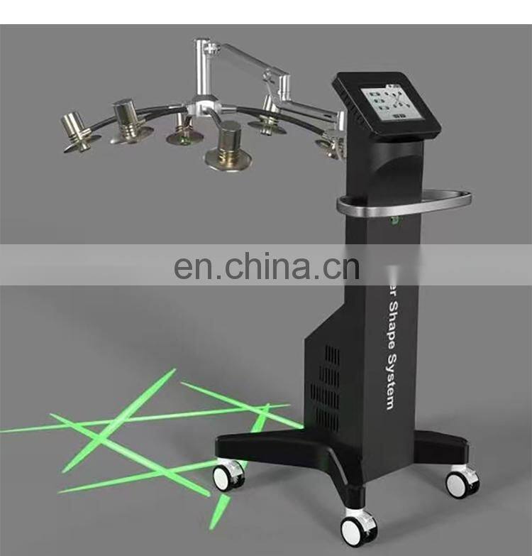 532nm Wavelengths Body slimming machine 6D Laser Non-invasive Weight Loss Shaping Beauty Instrument green laser light Device
