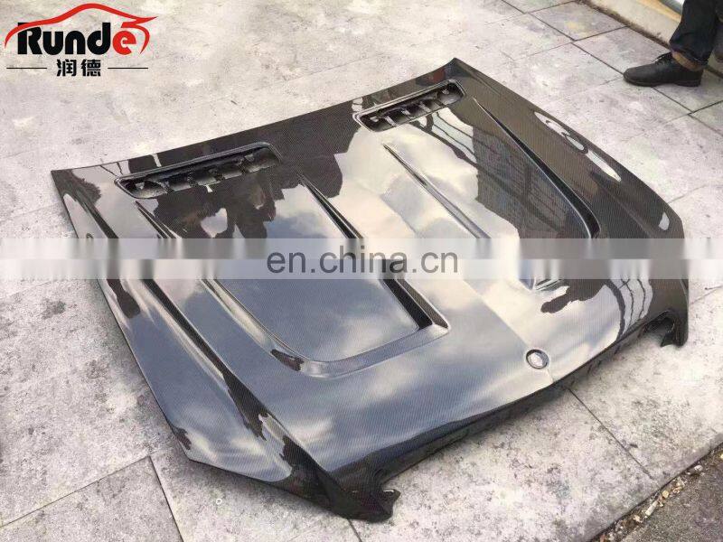 RD Brilliant Quality PD Style Carbon Fiber Bonnet Engine Hood For Mercedes BENZ W221