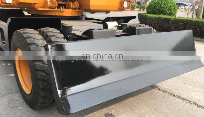 China Shandong factory price 13 ton wheeled excavator LX135-9A with standard 0.6m3 bucket