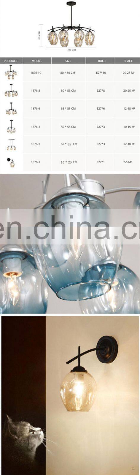Glass Crystal Chandelier Lighting Part Crystal Hanging Pendant Parts Lamp
