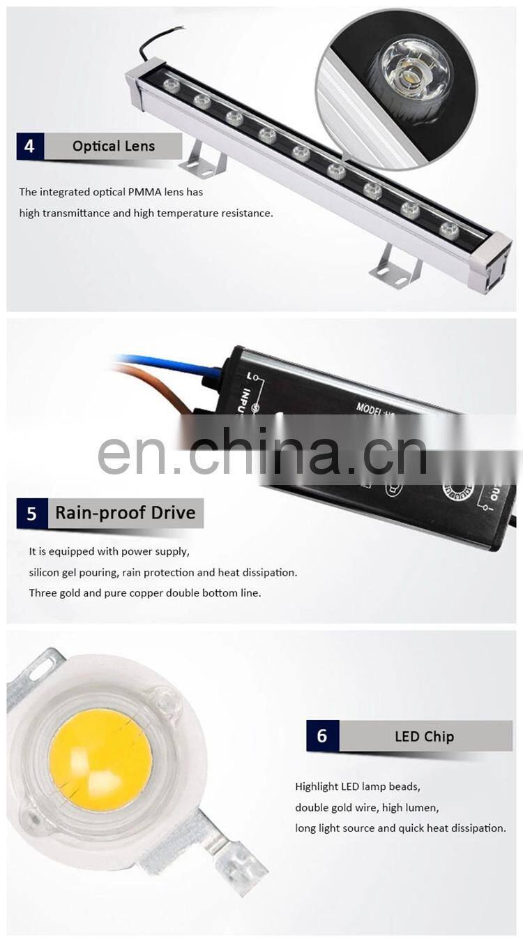 Outdoor Architectural Lighting DC24V Building Facade Lighting LED Wall Washer Light