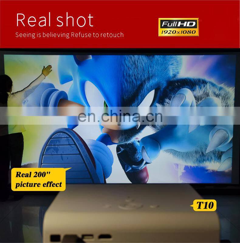 UNIC T10 Mini Portable Projector 3500lms 1280*720 Full HD LED Home Cinema Miracast/Airplay Projector1080p