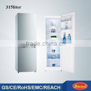 315L Double Door Top Fridge Bottom Freezer Combined Refrigerator