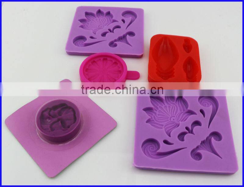 Custom Design Gum Paste Mould Silicone Models Fondant Mini Molds Cake Tools