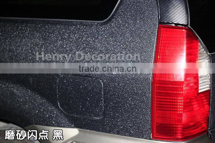 Hot selling self adhesive car wrapping vinyl roll black chrome with size 1.52*20m