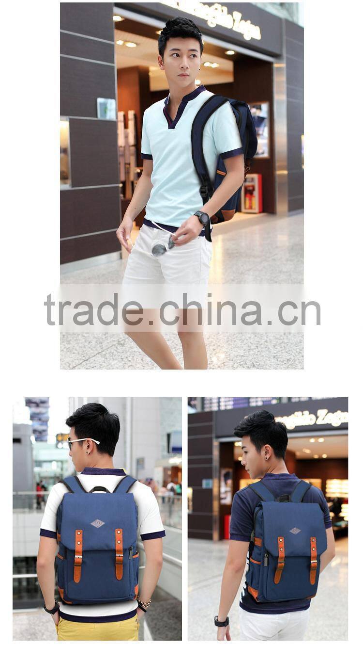 canvas school backpack rucksack teenagers backpack 2016 summer new fashion bag