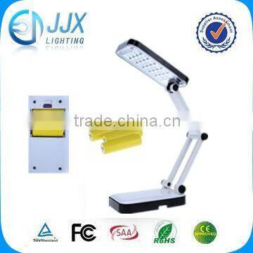 foldable 2.5W 220-240VLED desk lamp with battery