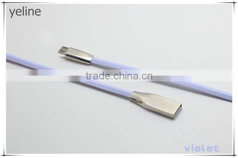TOP good ABS + metal data cable for Lenovo K3/VIBE K5/P1