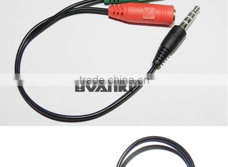 new products 2016 3.5mm jack 1male to 2 female car aux audio usb cable audio cable bulk buy from china free samples