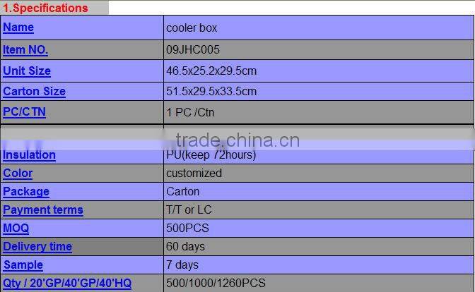 Metal cooler with lid