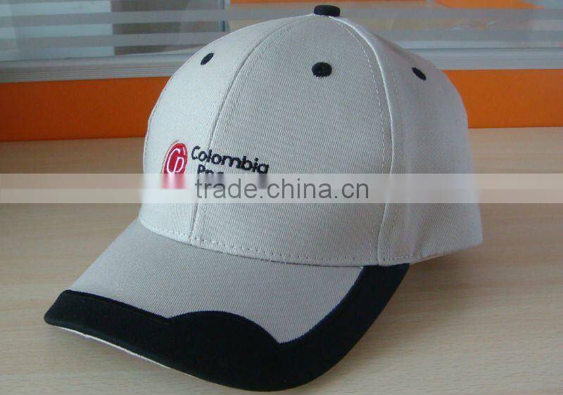 100% cotton promotion hat with embroidery logo