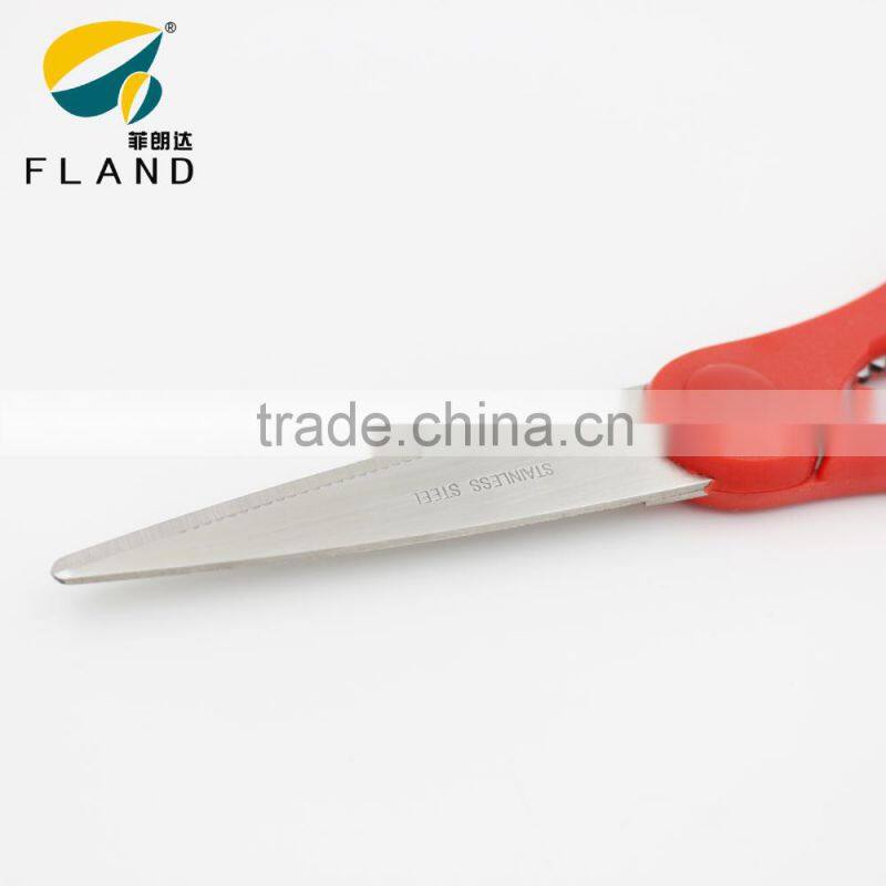 YangJiang red pp handle stainless steel kitchen scissor