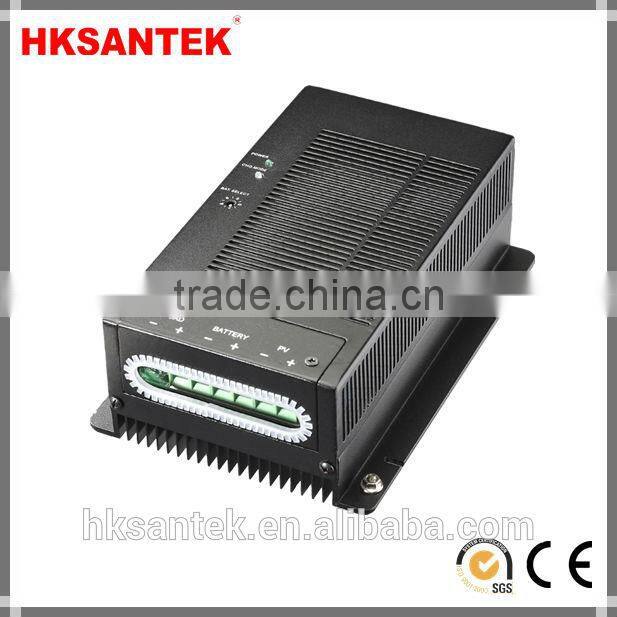 CE approved high quality 12v 24v auto switch 20a 30a 40a 50a solar charge controller mppt