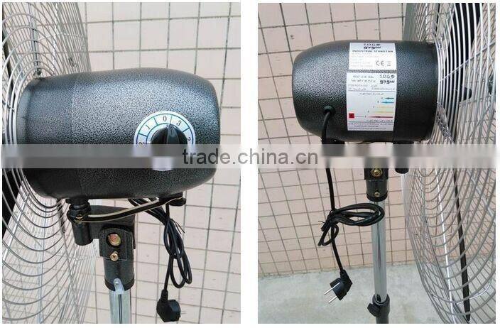 Powerful floor industrial fan, metallic fan, industrial stand fan