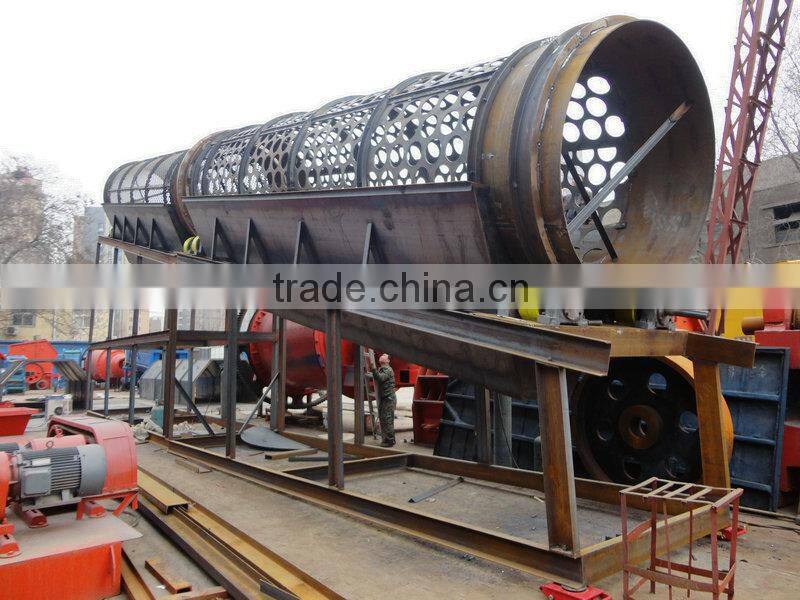 2016 Top Selling MSW Waste Recycling Sorting Rotary Drum Screen Machine