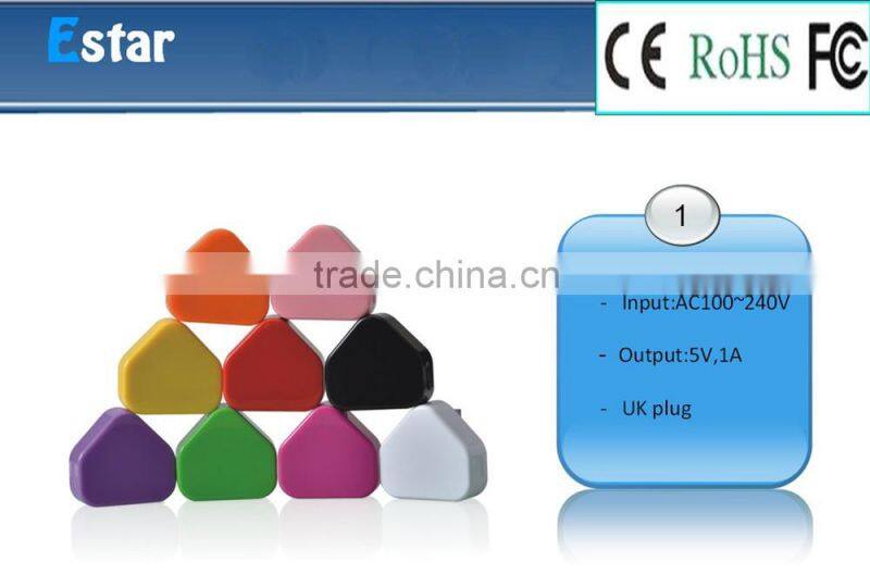 1000mA USB Travel Wall UK Charger Chargeurs de batterie