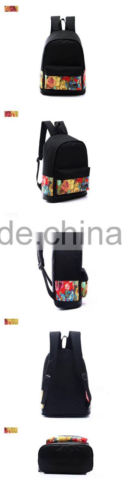 2016 New Chinese style school bags girls&boy canvas backpack men's travel bags women backpacks