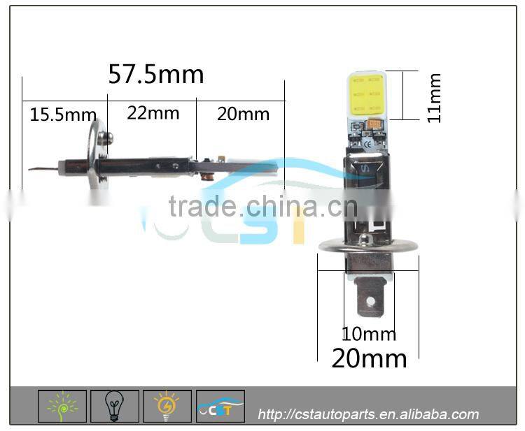 CST High Power H1 12v 2W 200LM car led fog lamp