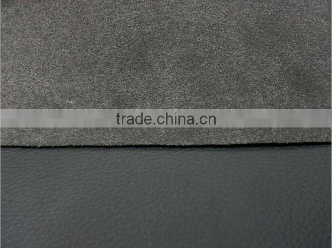 Microfiber pu leather for shoes belt with burn resistance feature