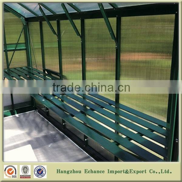 Garden Green house/garden greenhouses Aluminum frame and plastic board Hot sell in German
