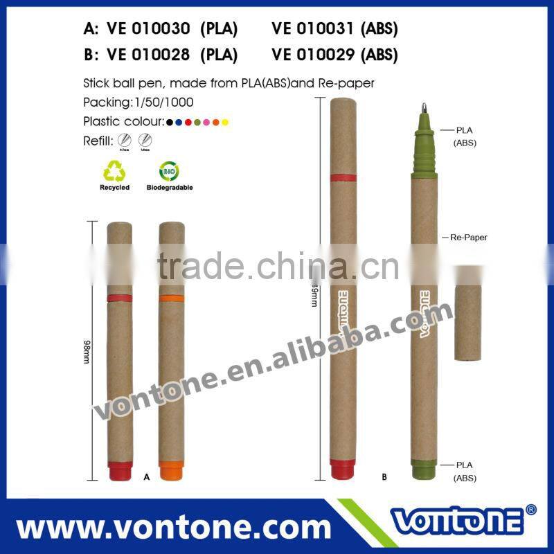 Promotional stick ball pen