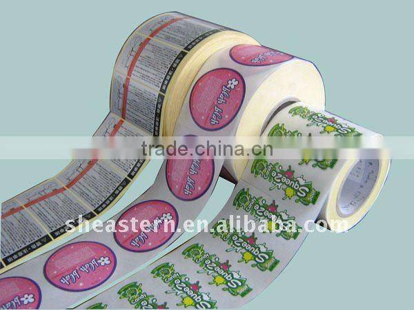 Fashionable Roll Blank Sticker