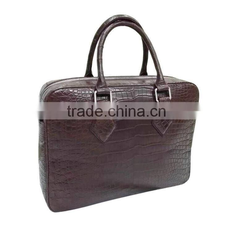 Wholesale china high quality fashion men leather briefcase