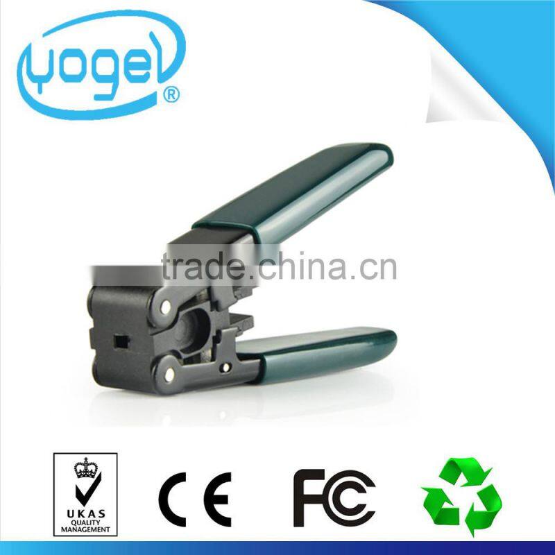 High-quality low-loss metal FTTH APC SC fiber optic adapter
