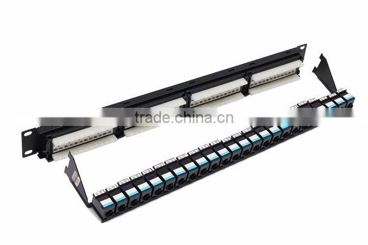 Network panel with led light, cat5e rj45 cable patch panel