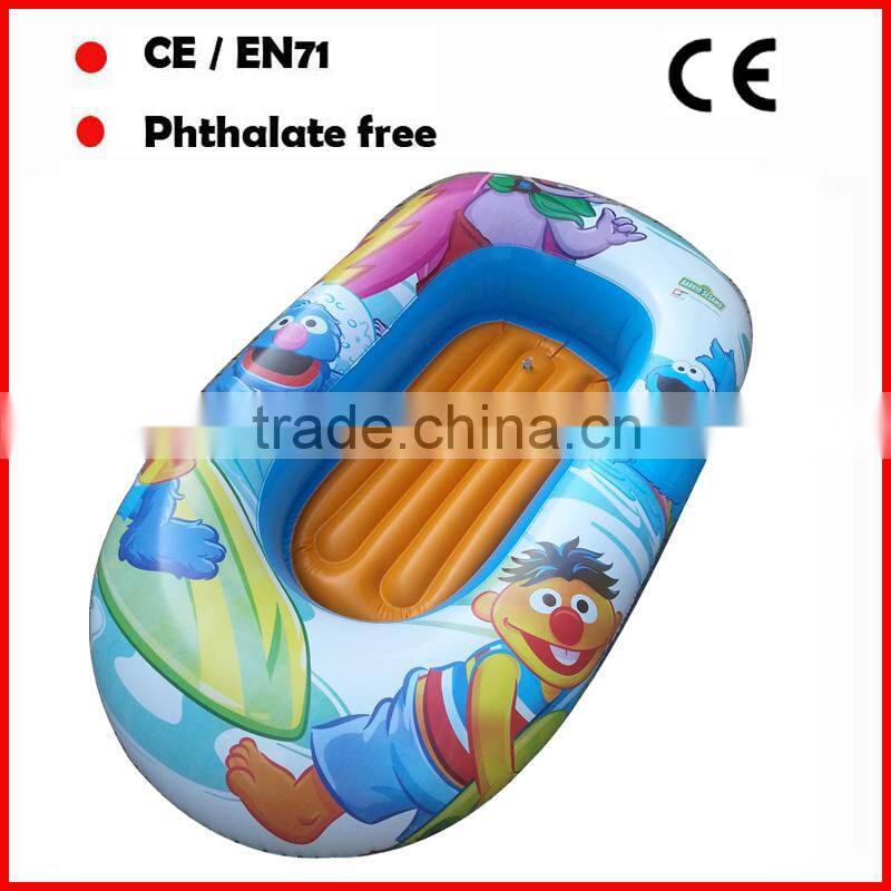 Durable PVC inflatable boats with ropes