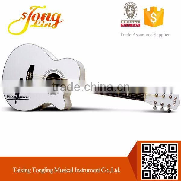 Art Paint White Color Guitar (TL-0050)