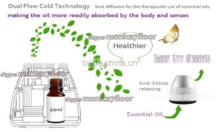 waterless aroma nebulizer cordless aromatherapy essential oil diffuser