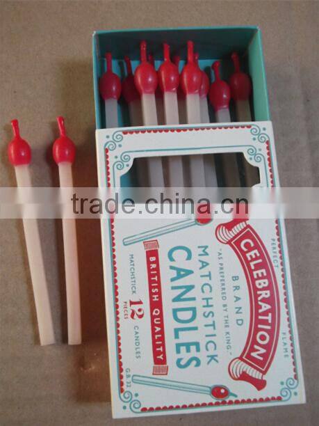 White Color Matchstick Birthday Candles