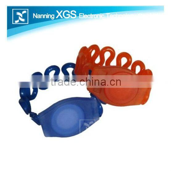 Soft PVC UHF Disposable rfid tag wristband for access control