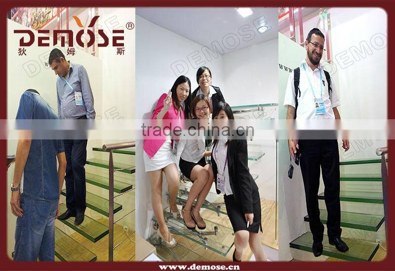 used metal stairs steel structure stair / wood steps for indoor stairs