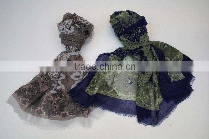 OEM Print Viscose Scarf For Women