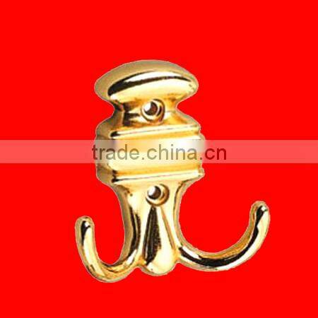 Furniture Clothes Hooks Golden Plated Robe Hook
